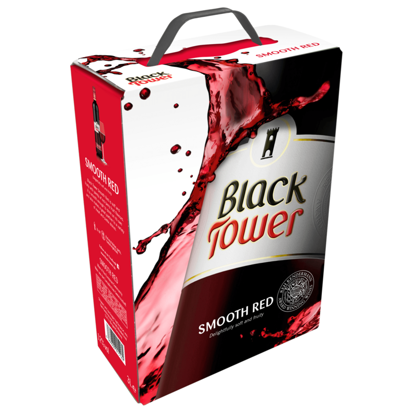 Black Tower Rotwein Smooth Red lieblich 3l